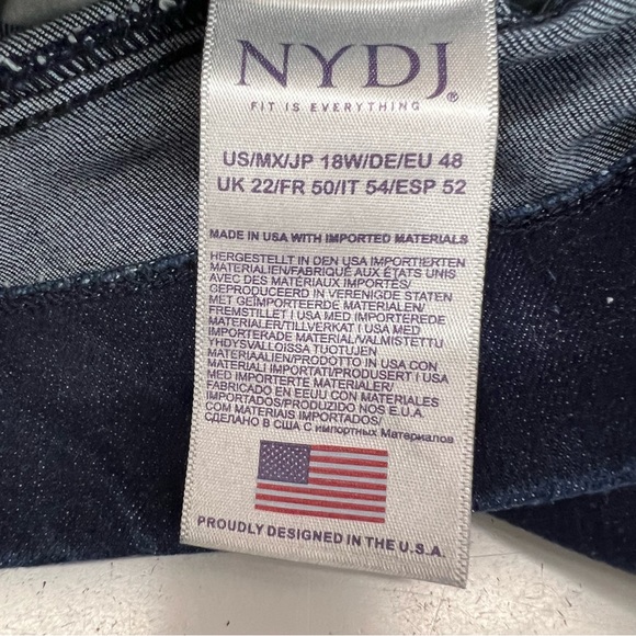 Lot of 2 NYDJ Skinny Ankle Pull-On Jeans In Plus Size 18W Lot Of 2 - Picture 10 of 15
